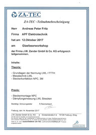 Glasfaserworkshop, Andreas Fritz