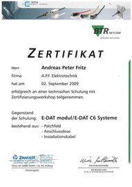 Schulung E-DAT modul/E-DAT C6 Systeme, Andreas Fritz